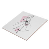 Mode Brie Pink Fliese (Seite)