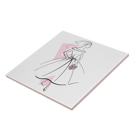 Mode Brie Pink Fliese (Seite)