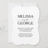 Mode Brie und Bräuche Einladung (Rückseite)