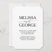 Mode Brie und Bräuche Einladung (Rückseite)