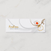 Mode-Butike-Geschäfts-Karte Mini Visitenkarte (Rückseite)