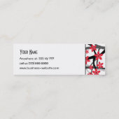 Mode-Butike-Geschäfts-Karte Mini Visitenkarte (Rückseite)