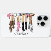 Mode Custom Cowboy Boots Hats Country Case-Mate iPhone Hülle (Rückseite (Horizontal))