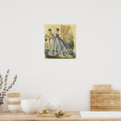 Mode der 1860er poster (Küche)