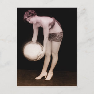 Mode der 1920er postkarte