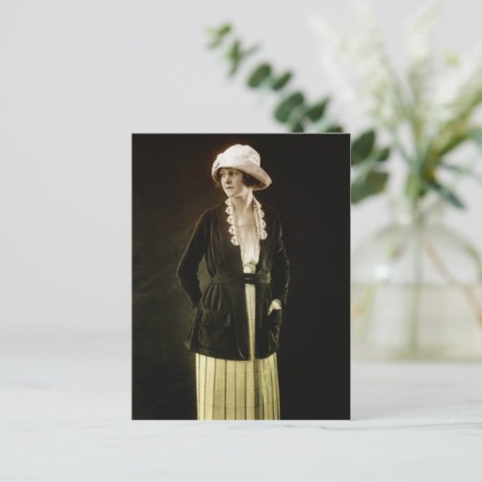 Mode der 1920er postkarte (Stehend Vorderseite)