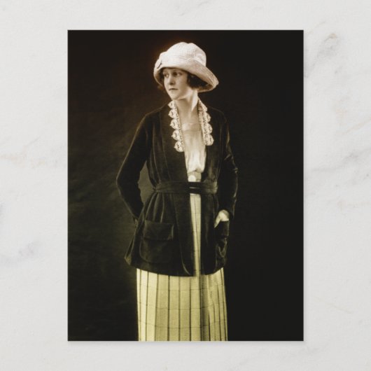 Mode der 1920er postkarte (Vorderseite)