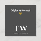 Mode Designer Black Empfehlungskarte (Vorderseite)