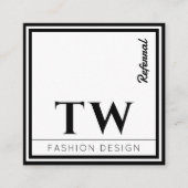 Mode Designer Black Empfehlungskarte (Vorderseite)