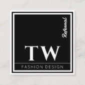 Mode Designer Black Empfehlungskarte (Vorderseite)