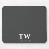 Mode Designer Black Mousepad (Vorne)