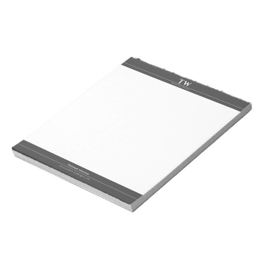 Mode Designer Black Notizblock (Rotiert)