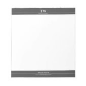 Mode Designer Black Notizblock (Vorderseite)