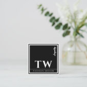 Mode Designer Black Treuekarte (Stehend Vorderseite)