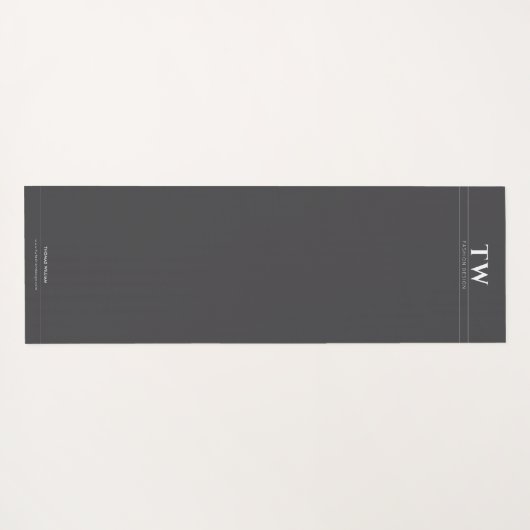 Mode Designer Black Yogamatte (Rückseite (Horizontal))