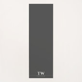 Mode Designer Black Yogamatte (Vorderseite)