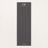 Mode Designer Black Yogamatte (Rückseite)