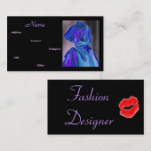 Mode Designer Blue II Business Card Visitenkarte (Vorne/Hinten)