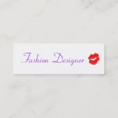 Mode Designer Blue III Visitenkarte (Rückseite)