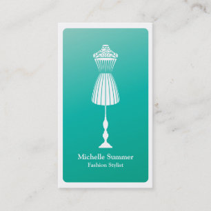 Mode Designer Dressform Business Card Visitenkarte