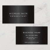 Mode-Designer-elegantes berufliches modernes Visitenkarte (Vorne/Hinten)
