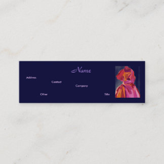 Mode Designer Herbst I Visitenkarte