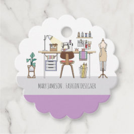 Mode-Designer oder Bekleidungsgeschäft Geschenkanhänger