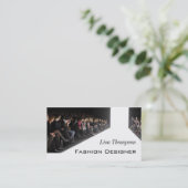 Mode-Designer-Podium-Modell-Stylist-Show Visitenkarte (Stehend Vorderseite)