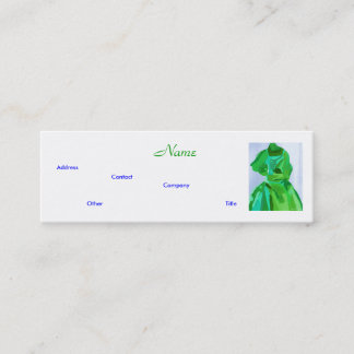 Mode Designer Summer I Business Card Mini Visitenkarte