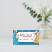 Mode Designer Tailor Dressmaker Chic Visitenkarte (Stehend Vorderseite)