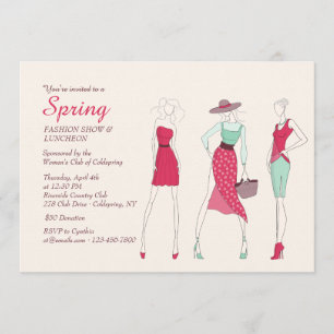 Mode-Diva-Einladung Einladung