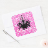 Mode Diva Einladungen, Flyer und Aufkleber (Umschlag)