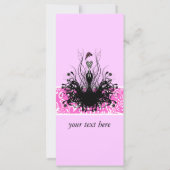 Mode Diva Einladungen, Flyer und Aufkleber (Rückseite)