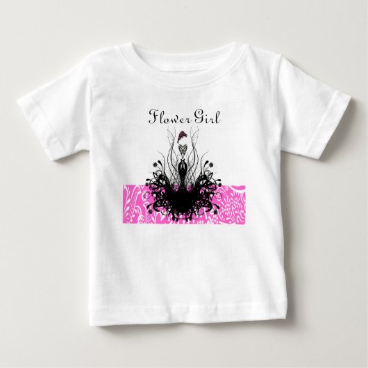 Mode Diva Einladungen, Flyer und Aufkleber Baby T-shirt (Vorderseite)