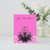 Mode Diva Einladungen, Flyer und Aufkleber Einladung (Stehend Vorderseite)