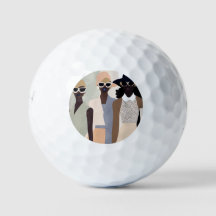 Mode-Diva-Golfbälle