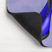 Mode-Diva in blauen Stilettos  Mousepad (Ecke)