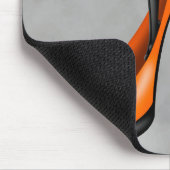 Mode-Diva in orange Stilettos Mousepad (Ecke)