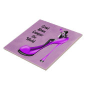 Mode Diva in Stiletto Lila Fliese (Seite)