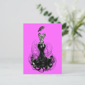 Mode-Diva - Maßgeschneidert - Maßgeschneidert Postkarte (Stehend Vorderseite)