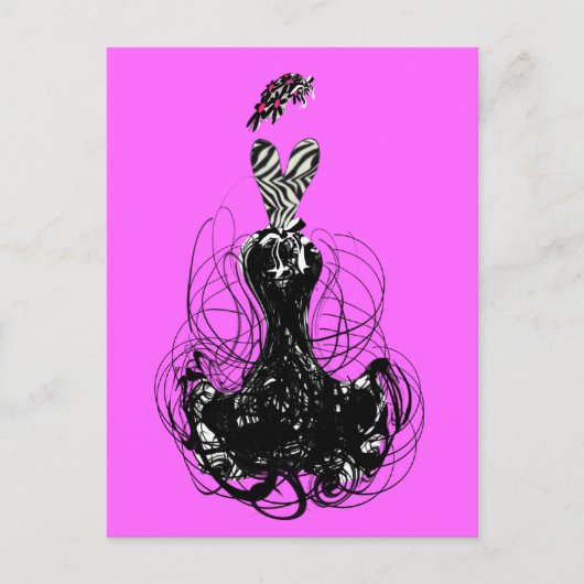 Mode-Diva - Maßgeschneidert - Maßgeschneidert Postkarte (Vorderseite)