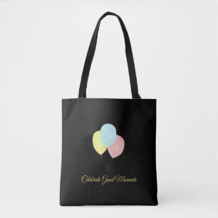 Mode Drei Luftballons Einkaufstasche Tasche