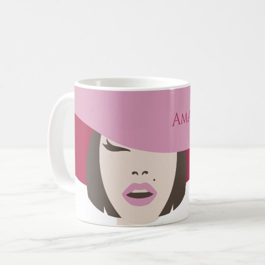 Mode Einfach stilvolle moderne Tasse (Vorderseite Links)