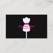 Mode-Entwurfs-Visitenkarten Visitenkarte (Rückseite)