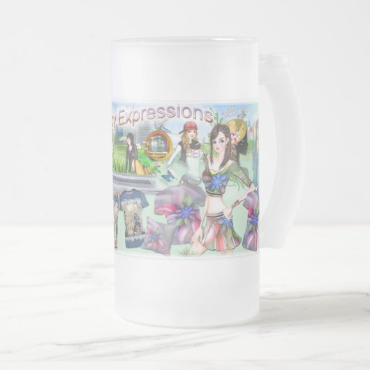 Mode Expressions Mattglas Bierglas (VorderseiteRechts)