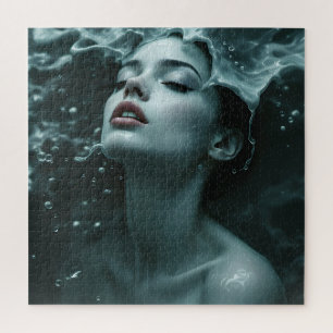 Mode-Fine-Art-Frauenporträt Puzzle