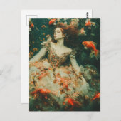 Mode Fotografie und Goldfish Postkarte (Vorne/Hinten)
