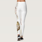 Mode Frau: Stilvolles, zeitgenössisches Portrait. Leggings (Rückseite)