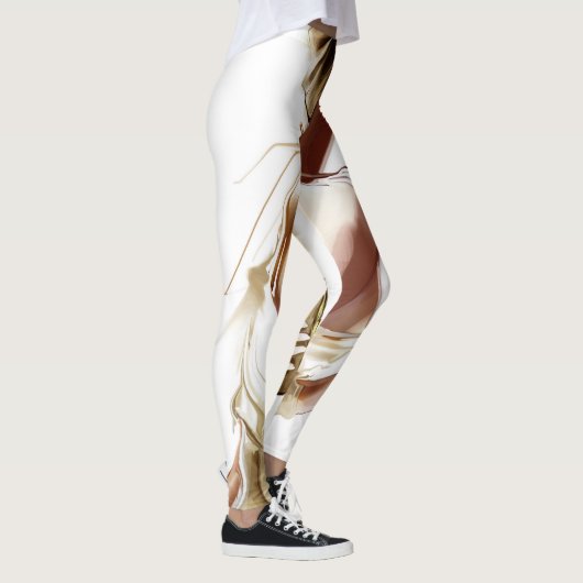 Mode Frau: Stilvolles, zeitgenössisches Portrait. Leggings (Rechts)