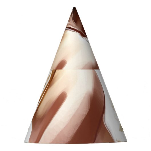 Mode Frau: Stilvolles, zeitgenössisches Portrait. Partyhütchen (Vorderseite)